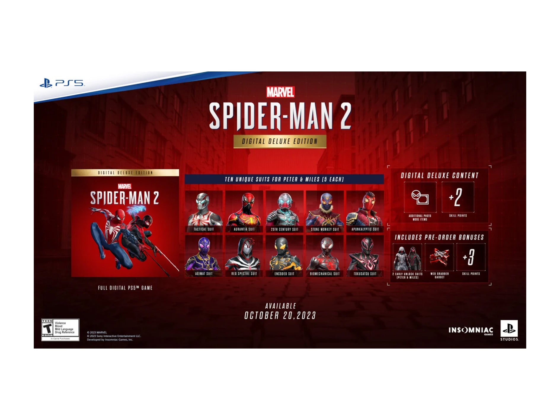 Spiderman digital deluxe store edition